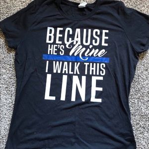 Police wife shirt